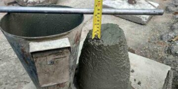 Cách kiểm tra độ sụt của bê tông theo tiêu chuẩn